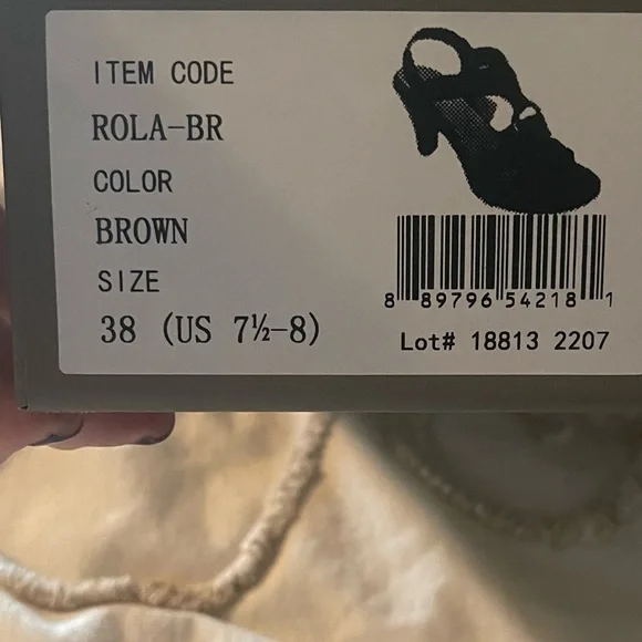 Patrizia Rola Sandal by SpringStep size 38 or a 7.5 - 8 - NWT - Picture 7 of 12